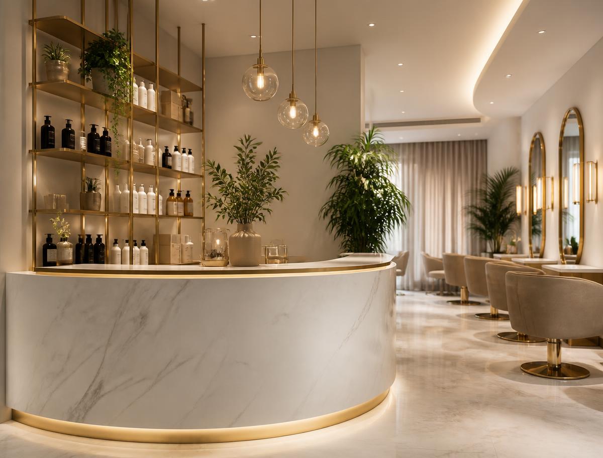 World Style Family Salon & Spa reception